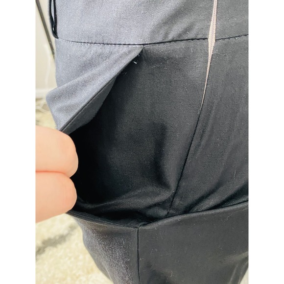 Anthropologie Sine Flower Trim Jumpsuit Women 2 Dressy Career Casual Brunch Chic - Picture 9 of 11